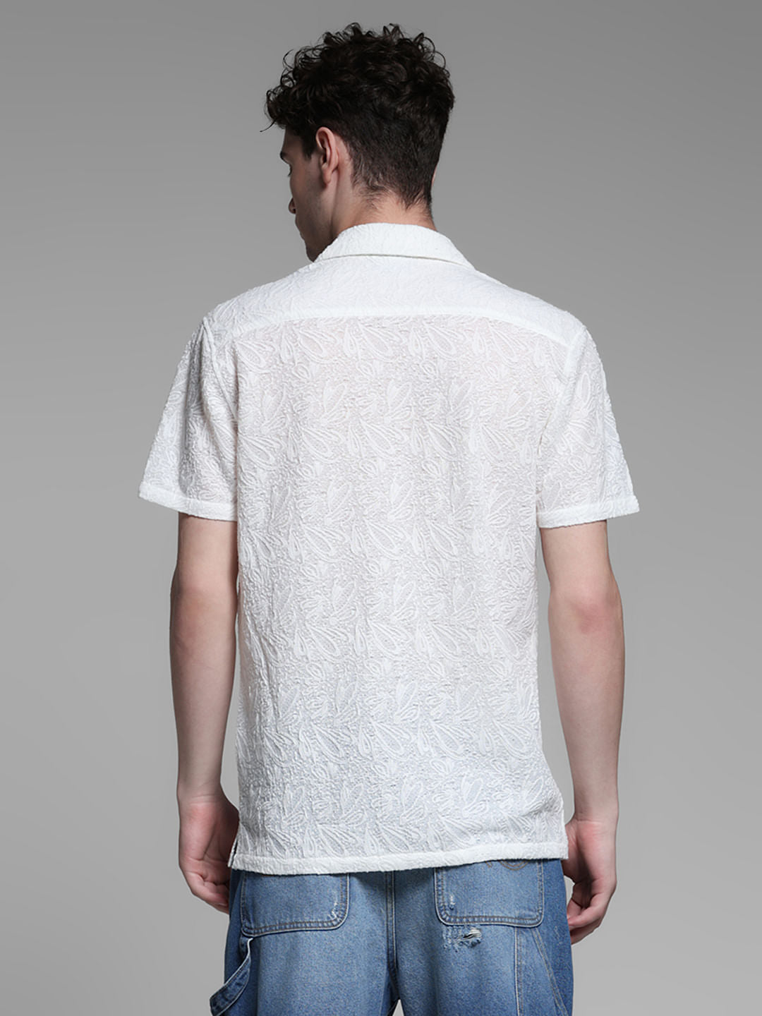 BLACK RESORT COLLOR SHIRT