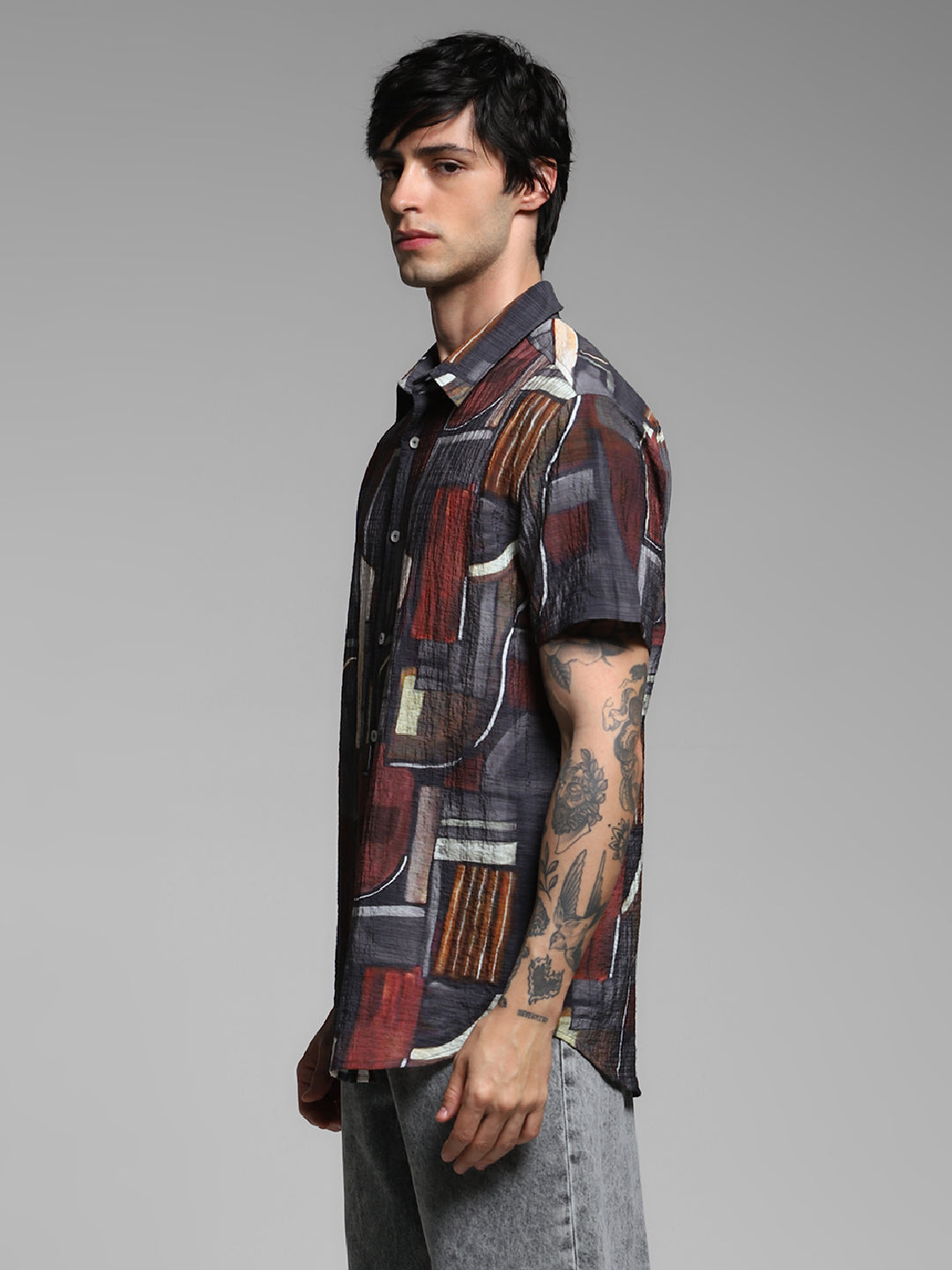Printed Comfort Fit Shirt