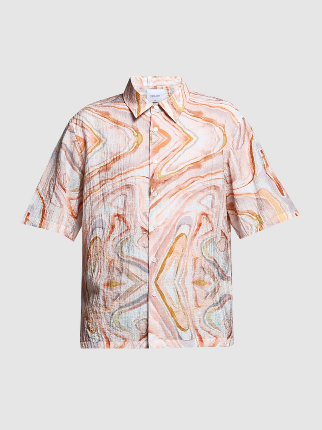 BROWN SHORT SLEEVES SHIRT