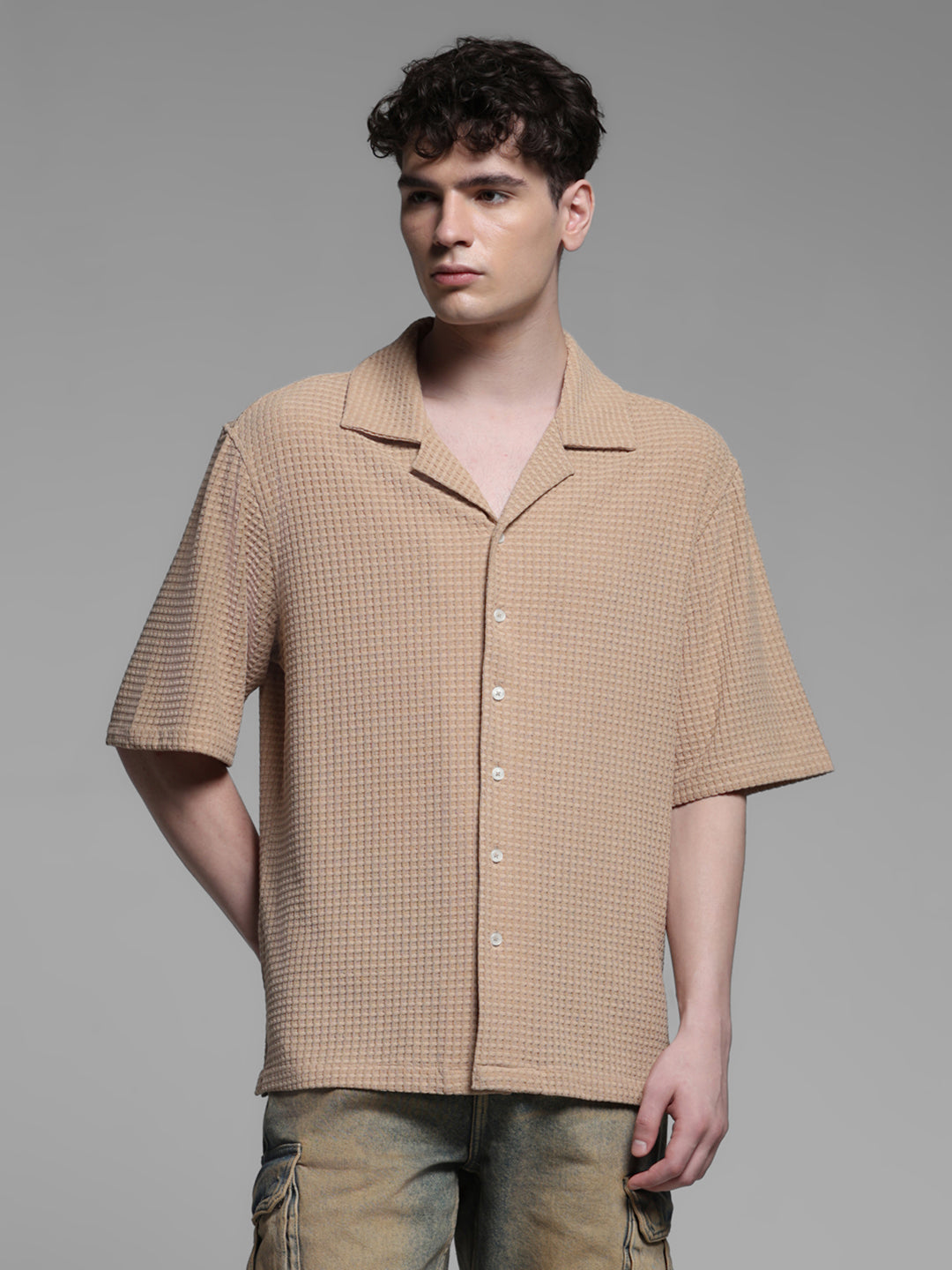 BEIGE Oversized Overshirt
