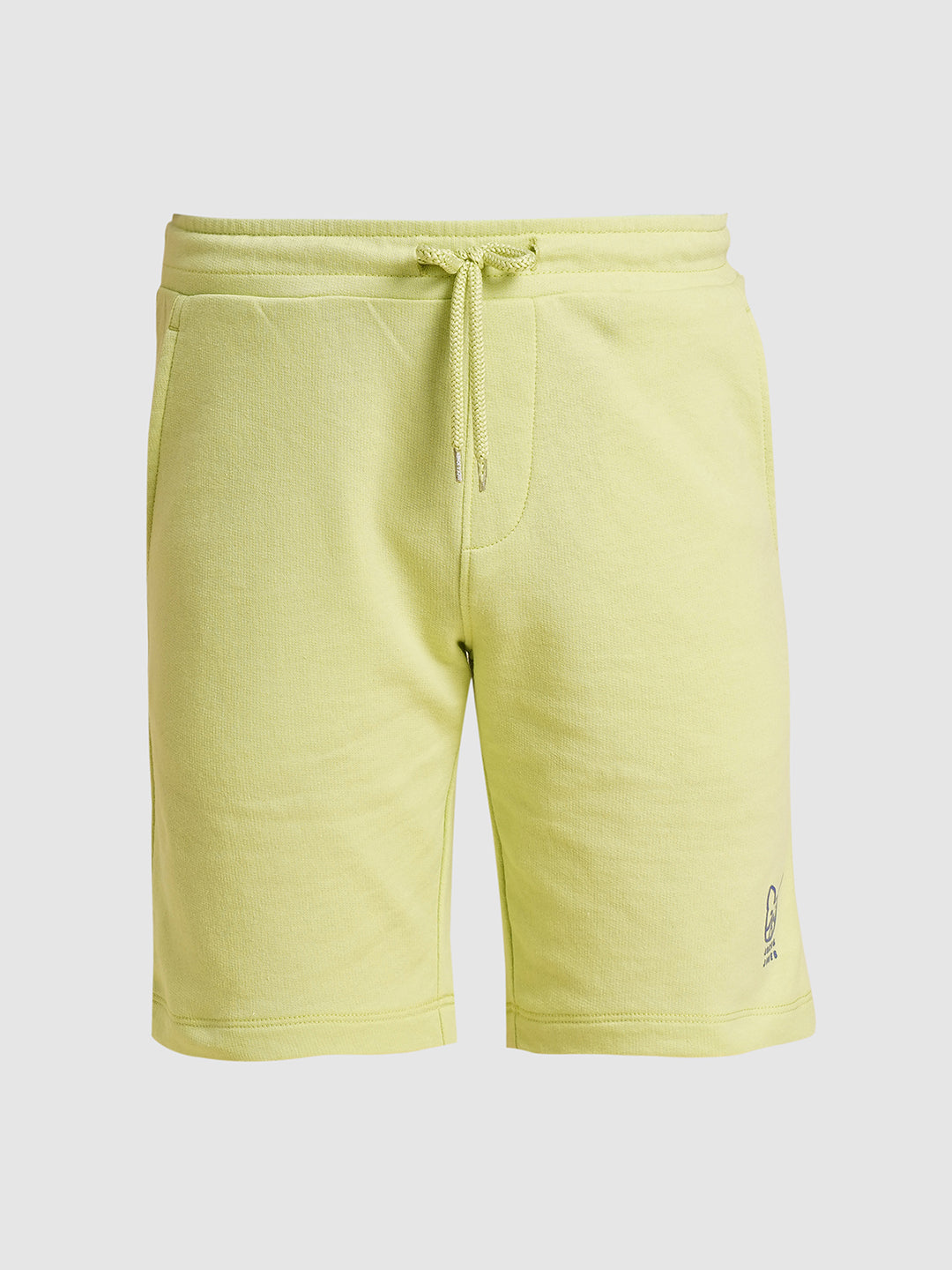 Boys Green Cotton Shorts