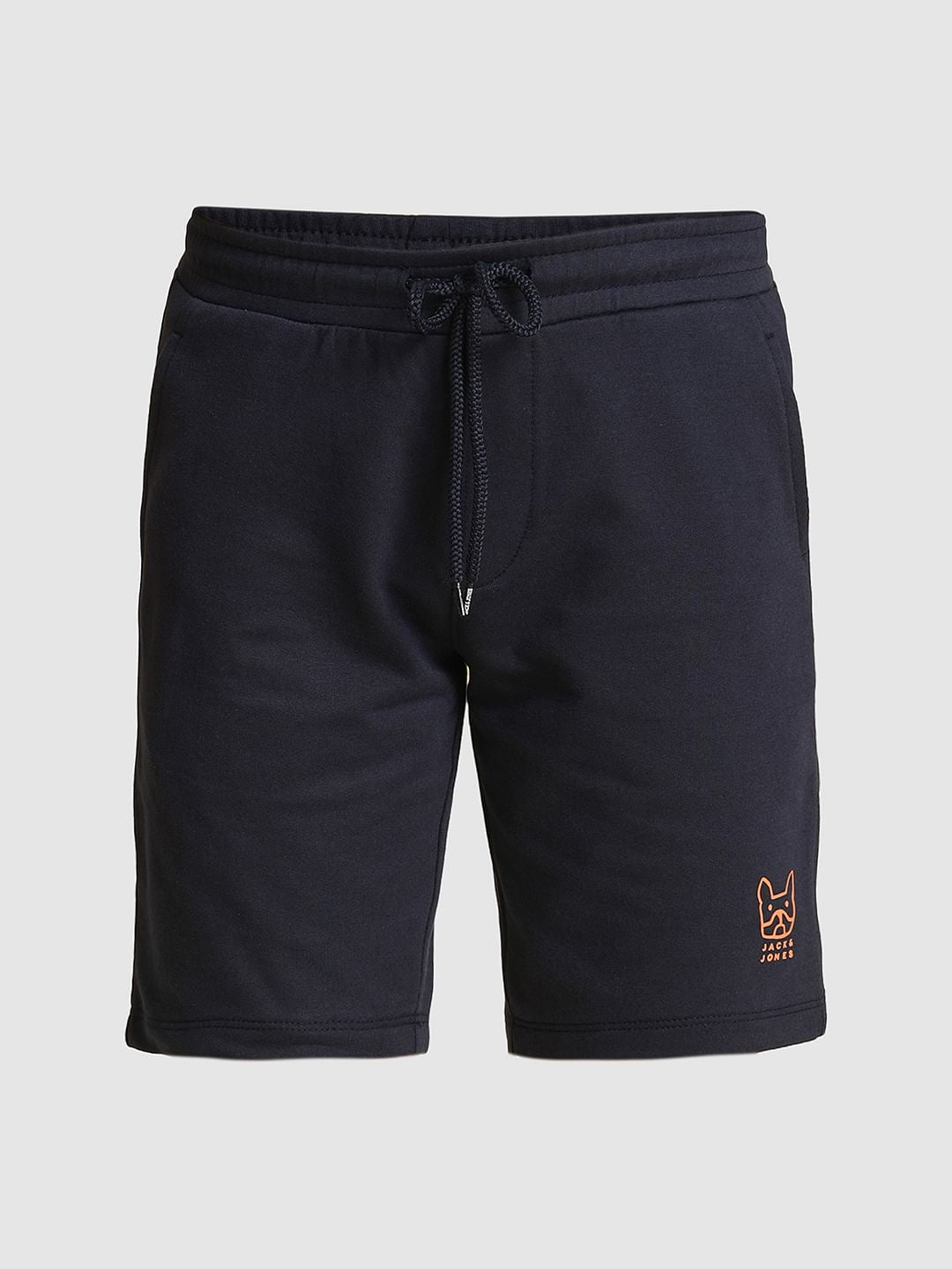 Boys Navy Blue Cotton Shorts
