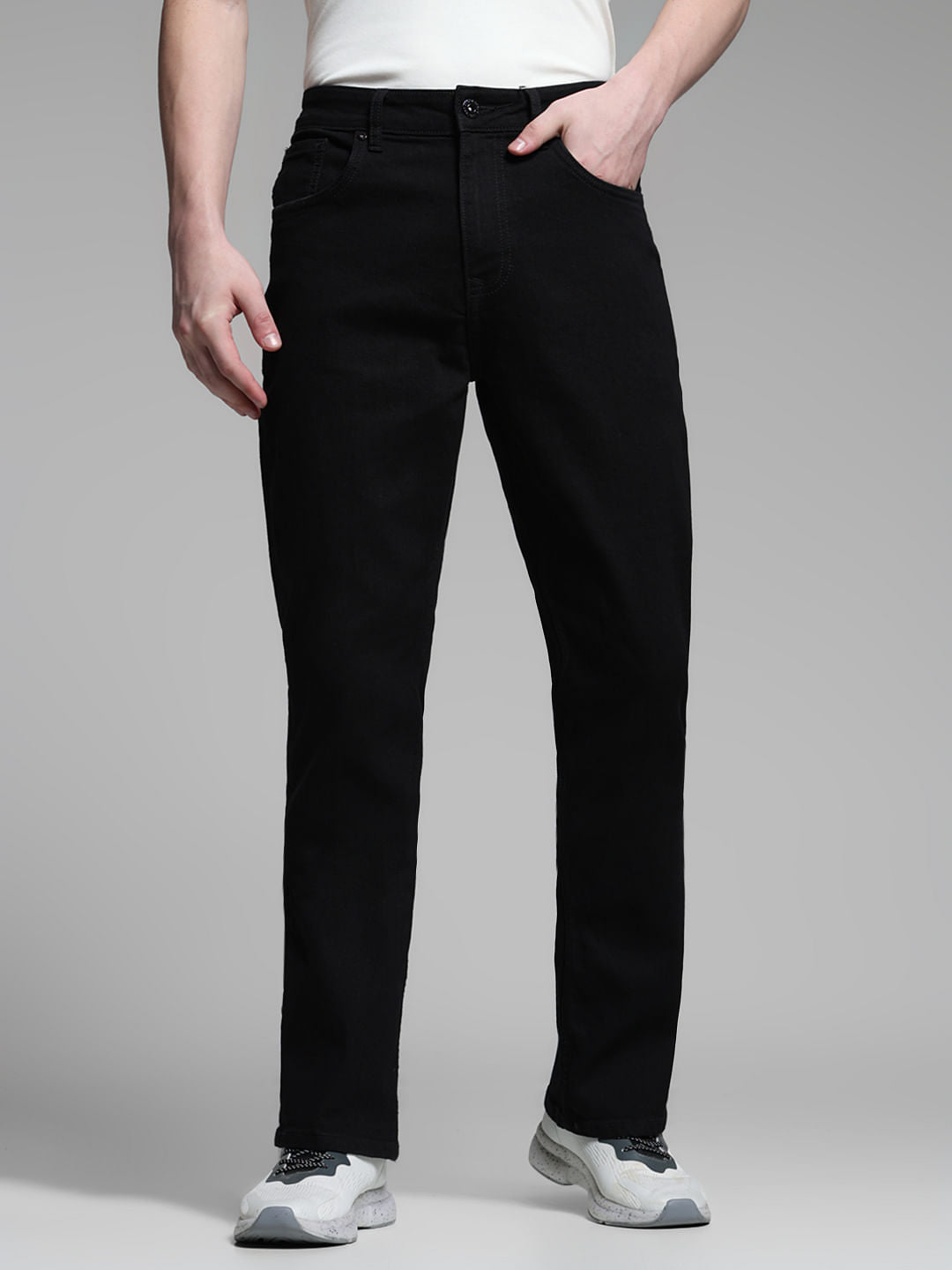 Black High Rise Bootcut Jeans - 28/30