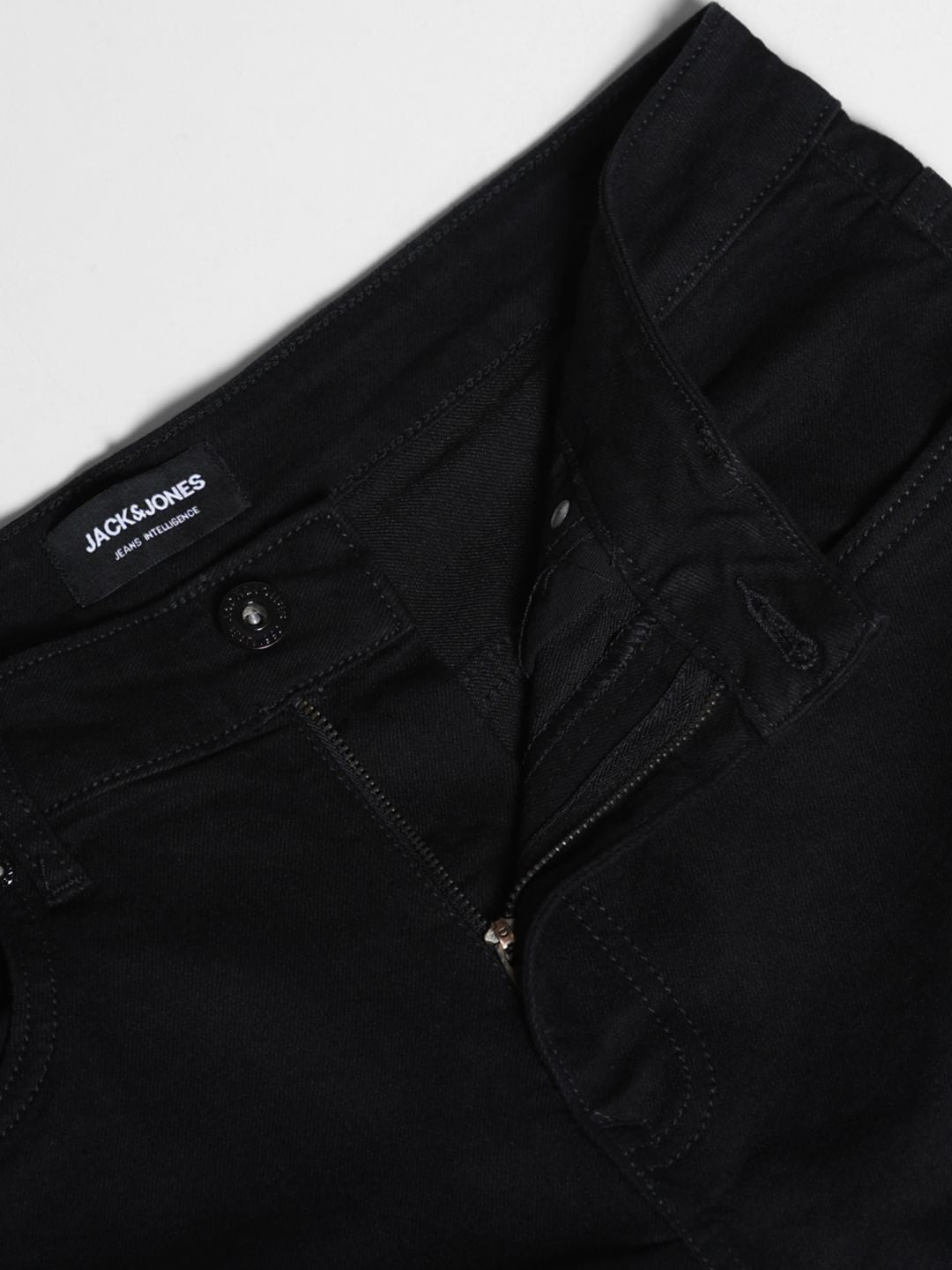 Black High Rise Bootcut Jeans