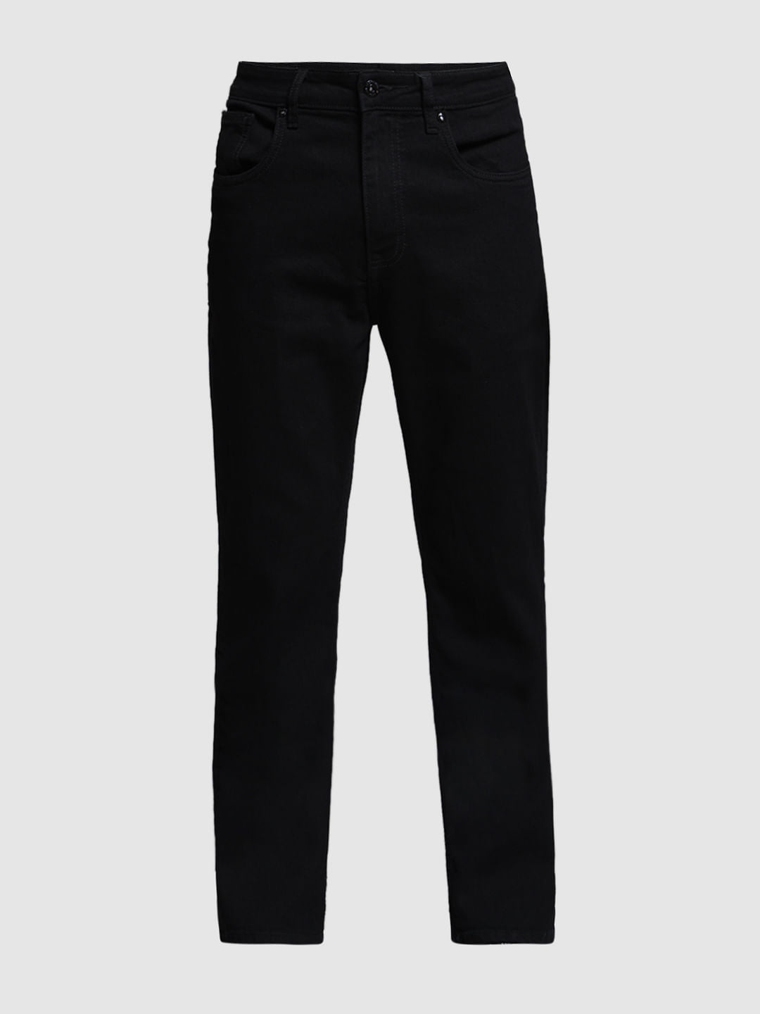 Black High Rise Bootcut Jeans
