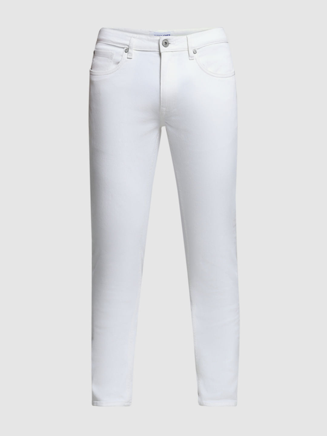 White Low Rise Ben Skinny Jeans