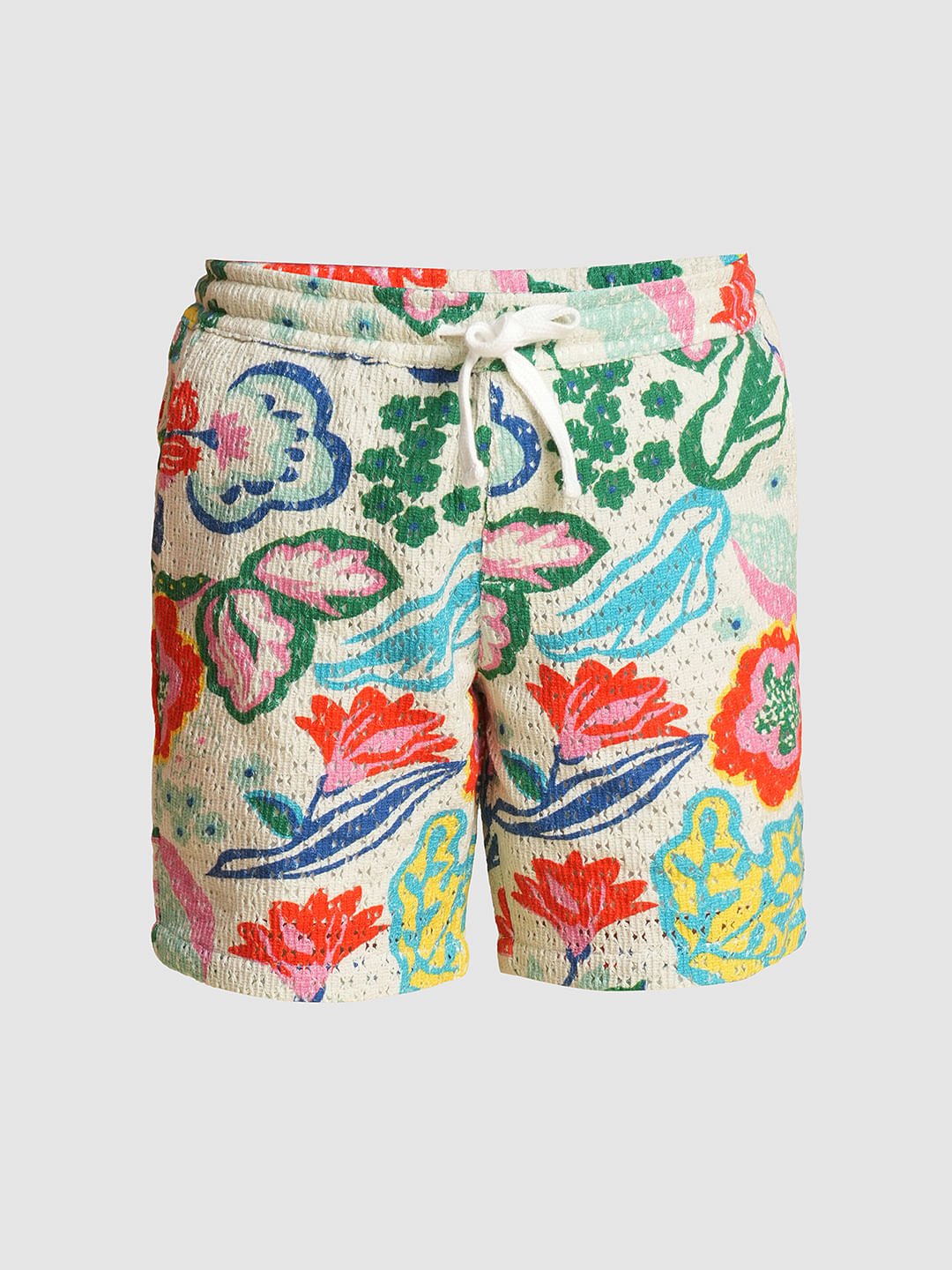 Boys Multi-Colour Printed Co-ord Set Shorts