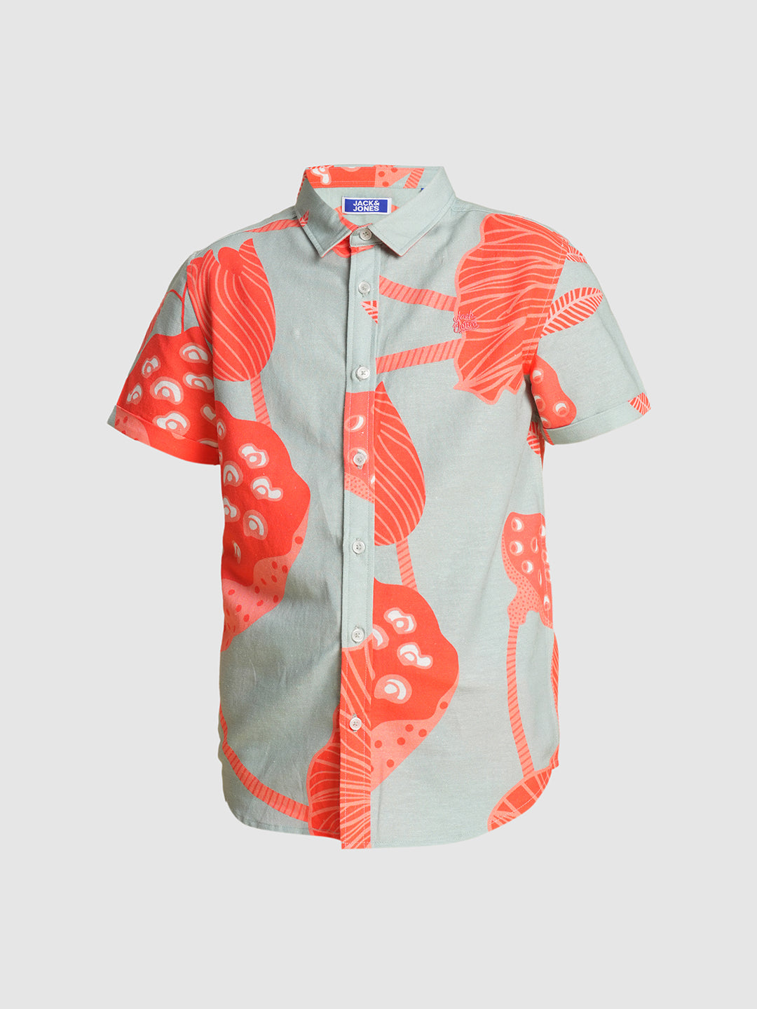 JUNIORS Blue Regular Fit Floral/Tropical Shorts