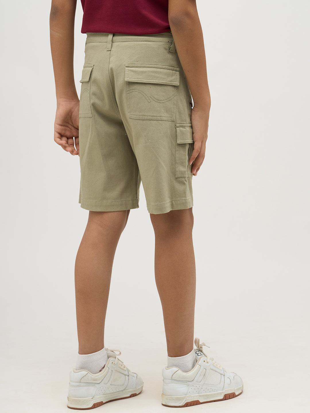 Boys Brown 5 Pockets Shorts