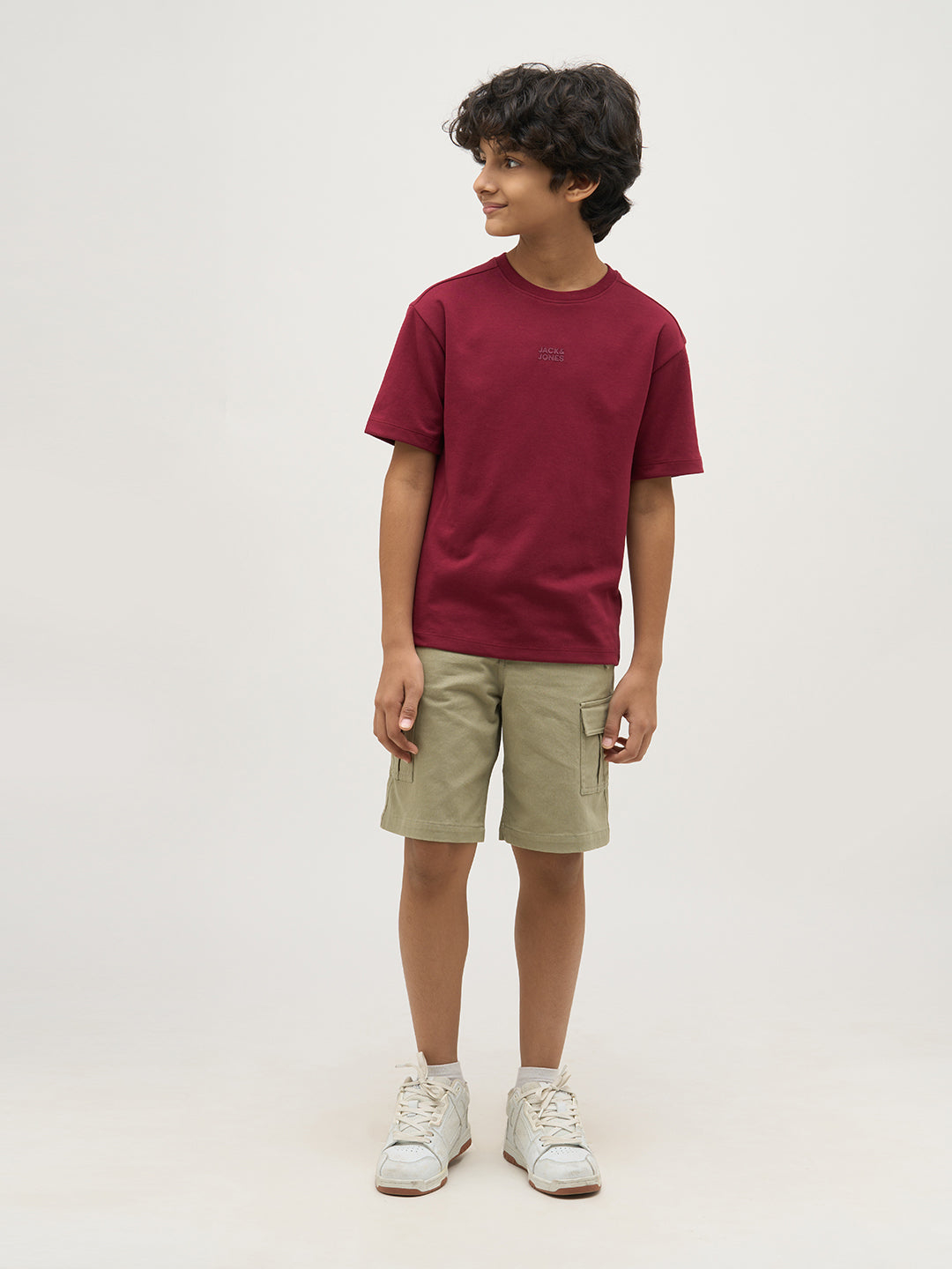 Boys Brown 5 Pockets Shorts