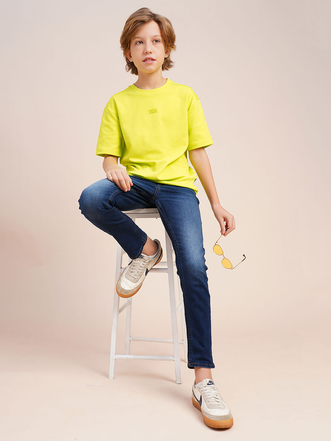 Boys Dark Blue Clark Regular Fit Jeans