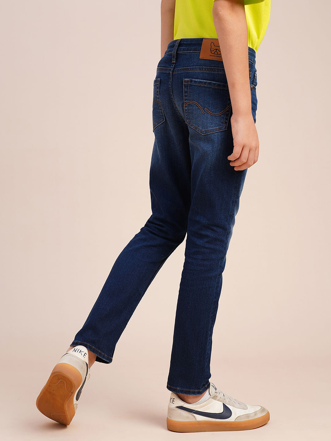 Boys Dark Blue Clark Regular Fit Jeans