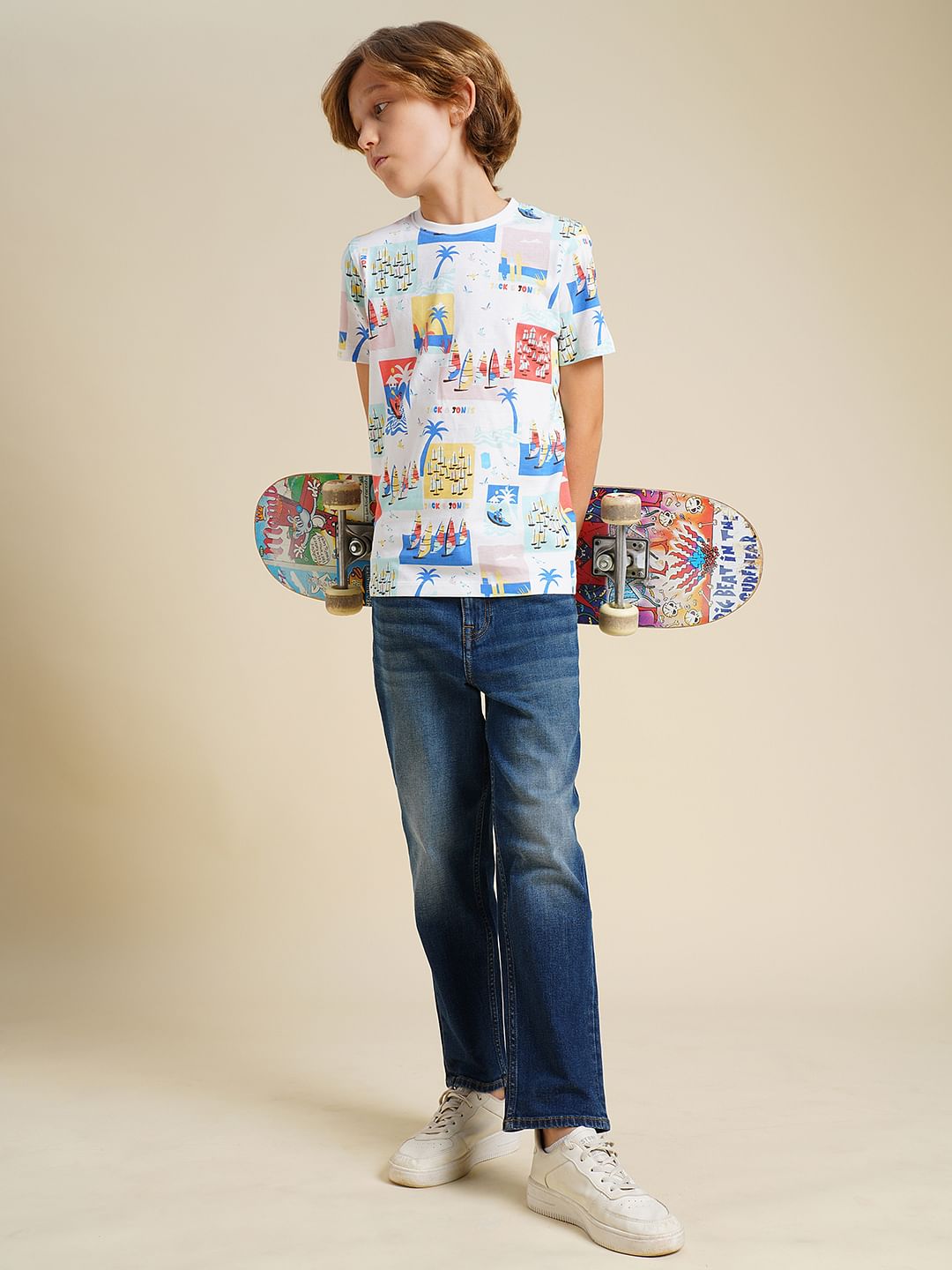 Boys Blue Clark Regular Fit Jeans