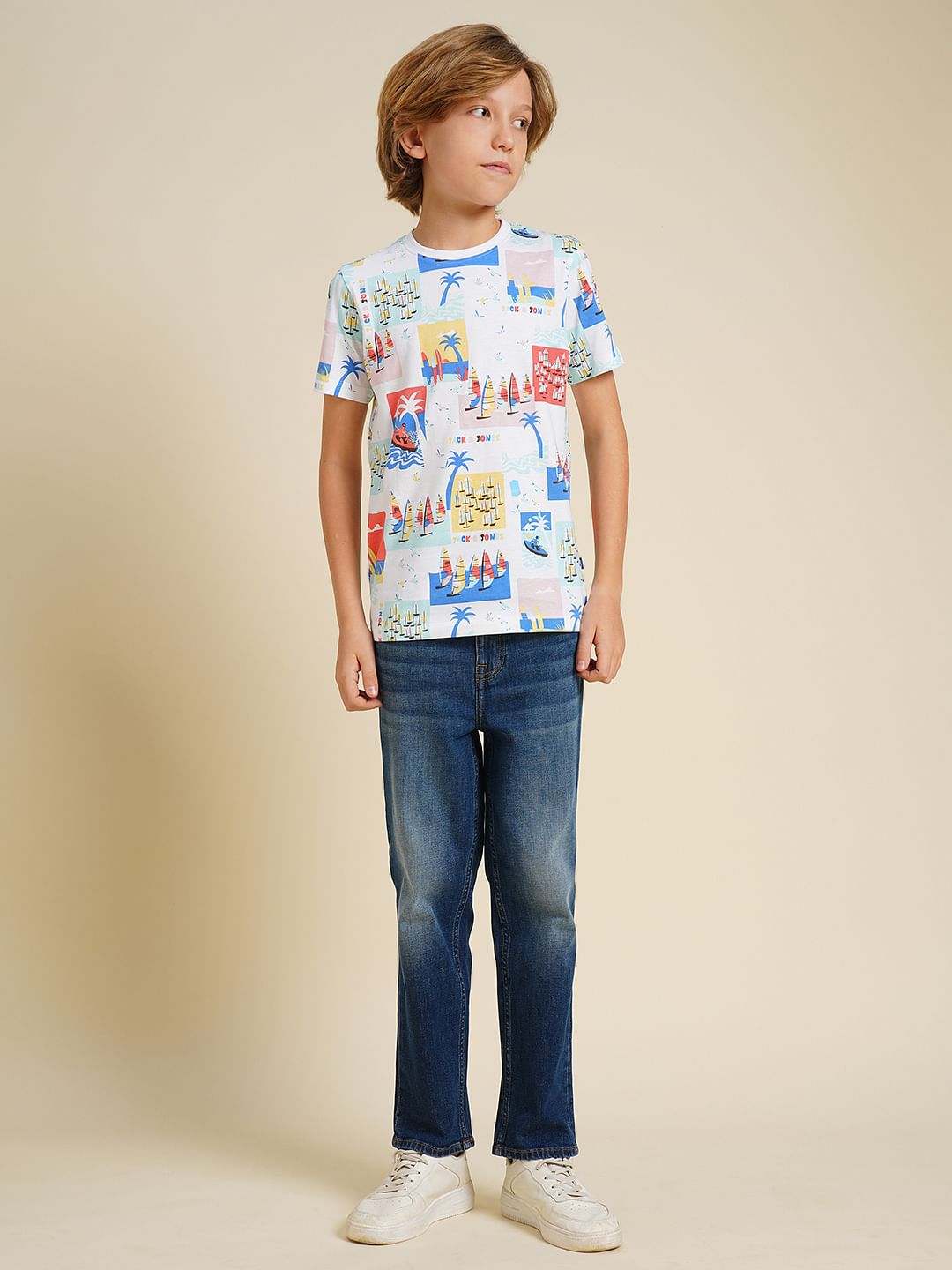 Boys Blue Clark Regular Fit Jeans
