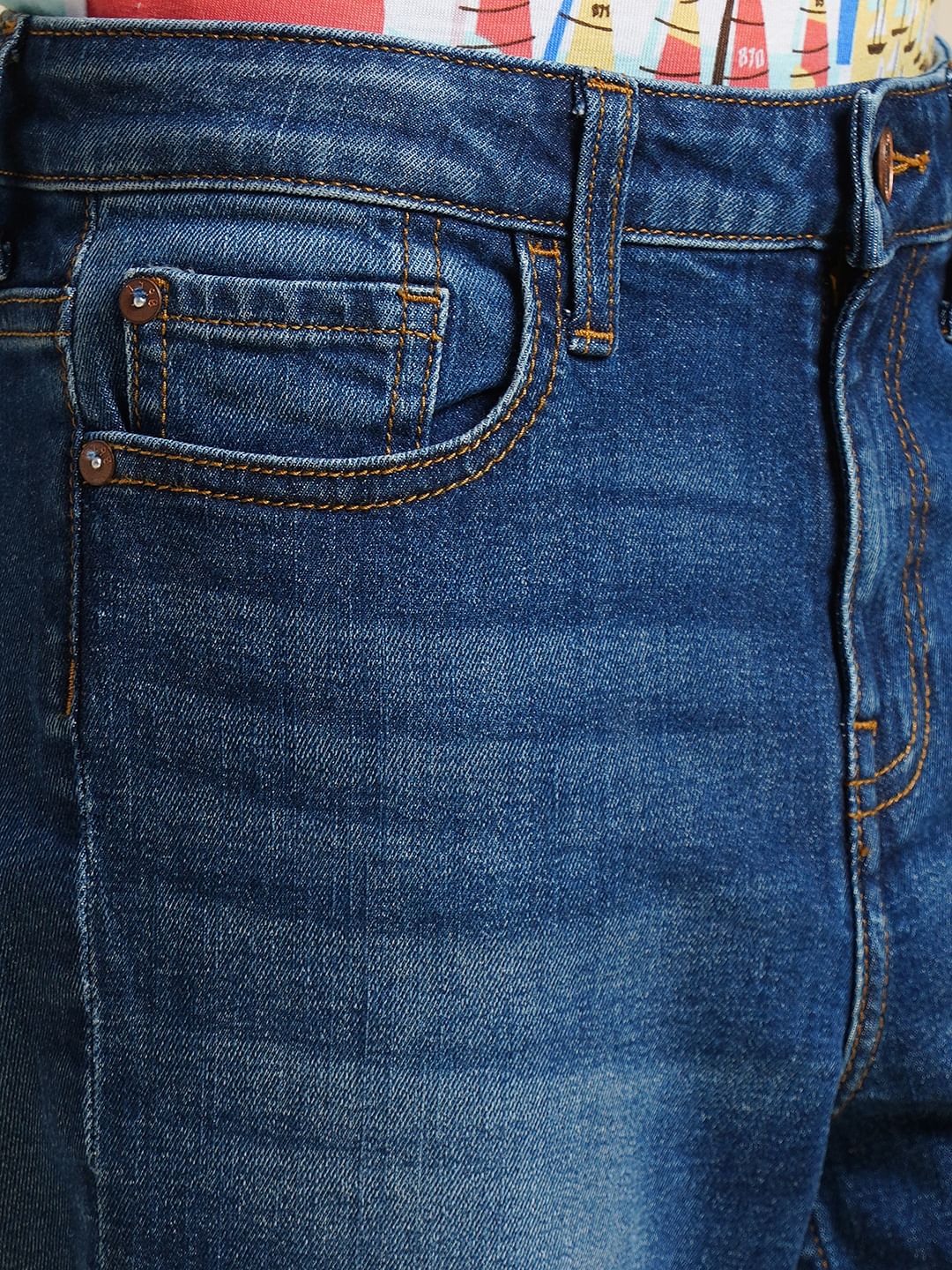 Boys Blue Clark Regular Fit Jeans