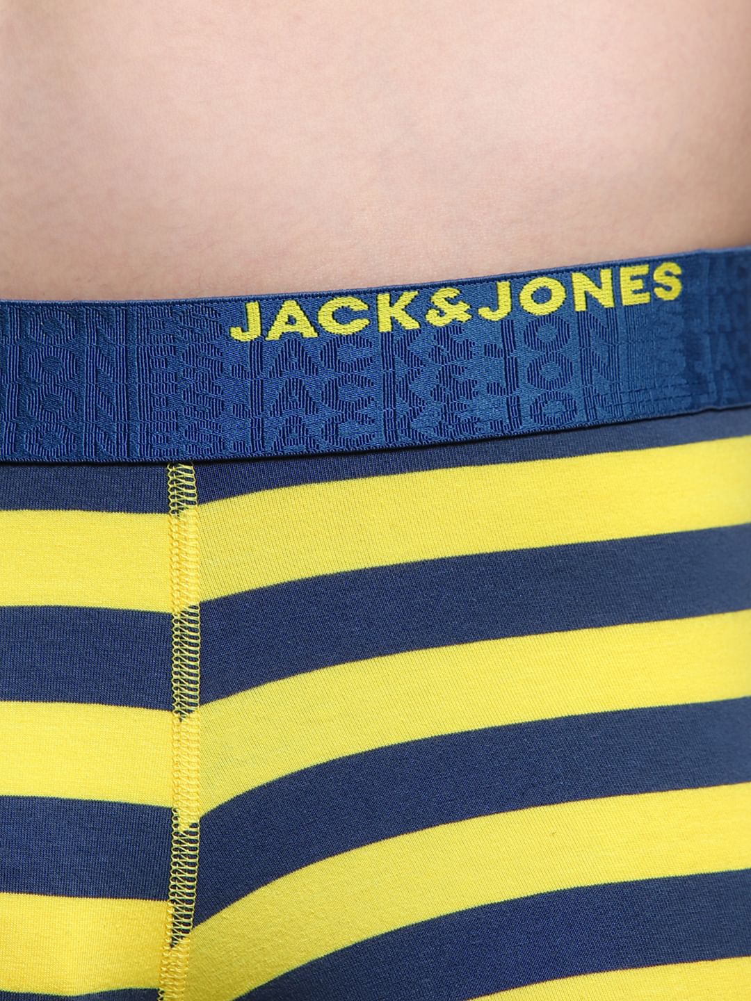 Yellow Rugby Striped Trunks