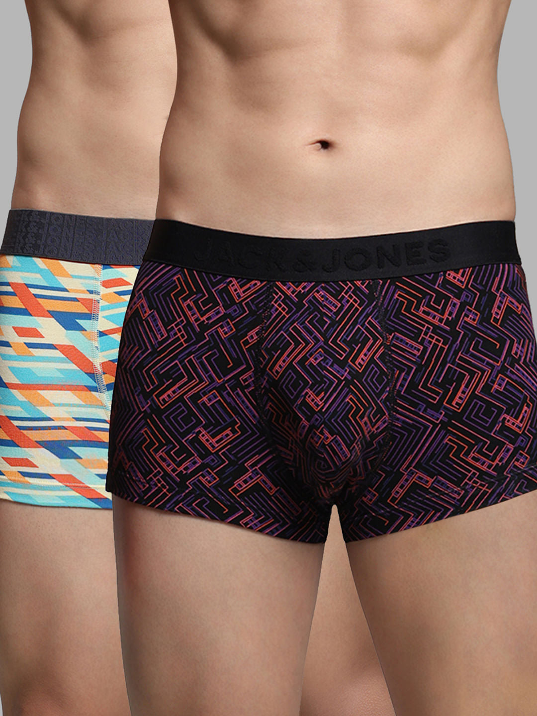 Pack Of 2 Printed Trunks - S