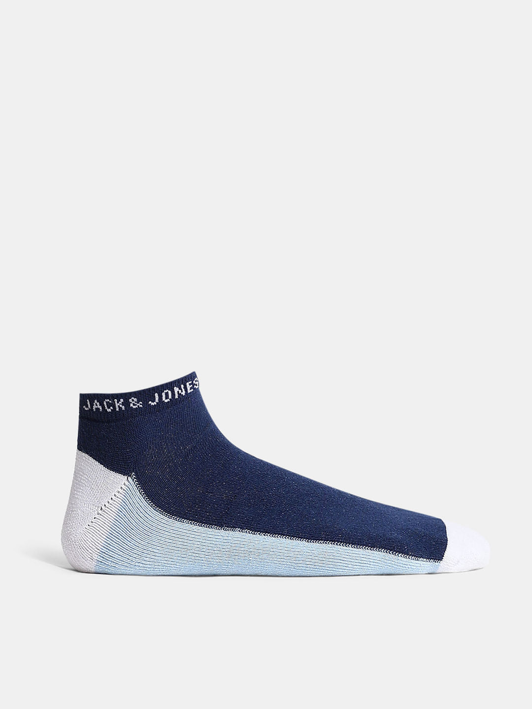 Pack Of 3 Colourblocked Ankle Length Socks