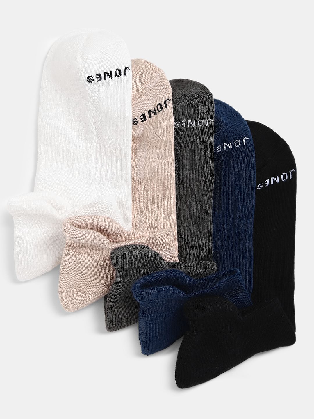 Pack Of 5 Ankle Length Socks - ONE