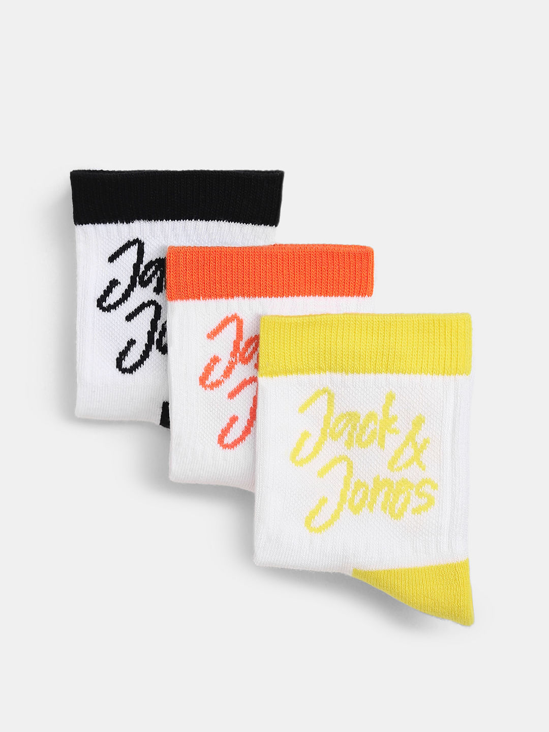 White Pack Of 3 Terry Ankle Length Socks - ONE