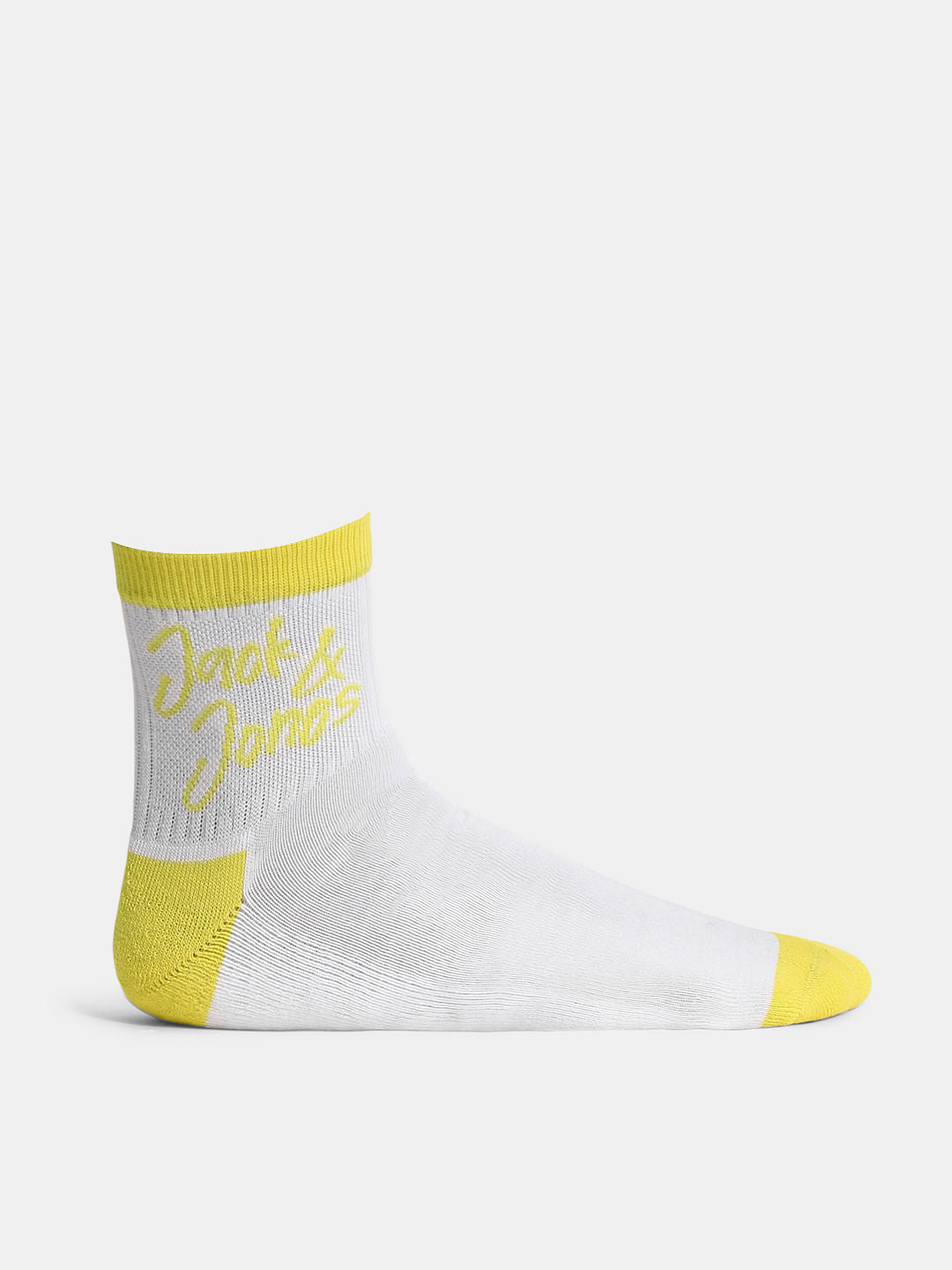 White Pack Of 3 Terry Ankle Length Socks
