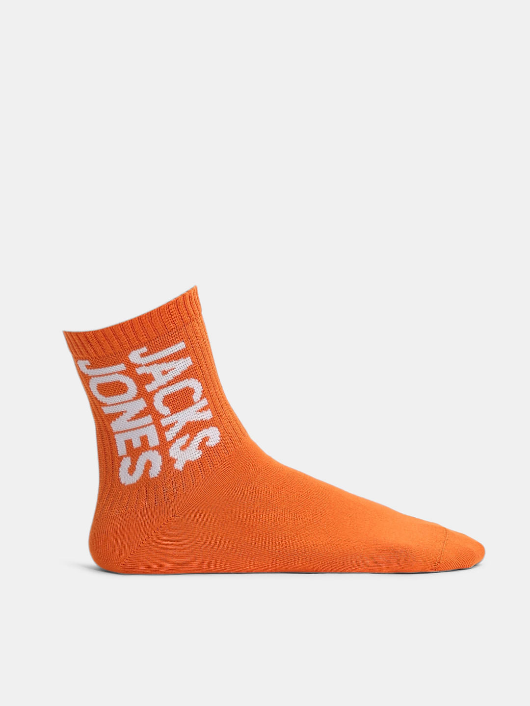 Pack Of 5 Logo Print Mid Length Socks