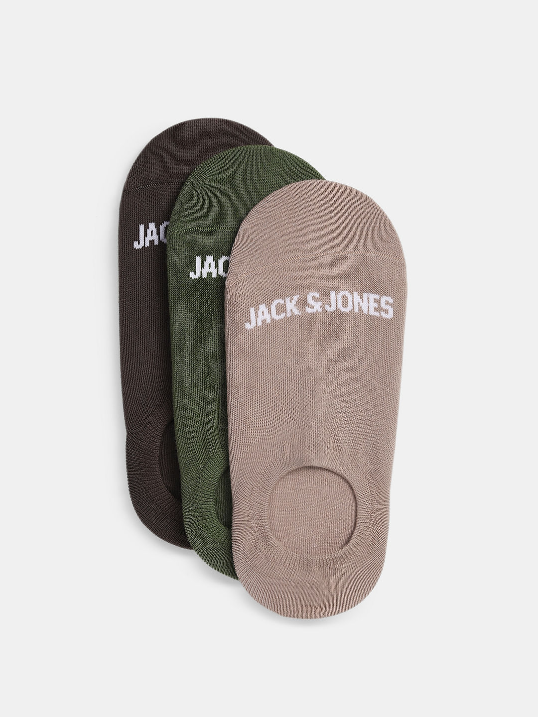 Pack Of 3 No Show Socks - ONE