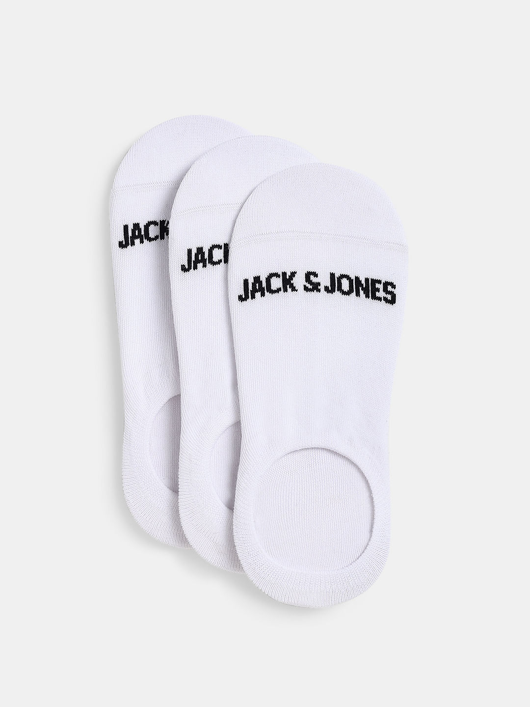 Pack Of 3 White No Show Socks