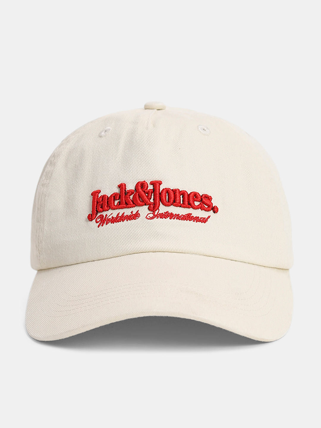 Light Cream Embroidered Logo Cap - ONE
