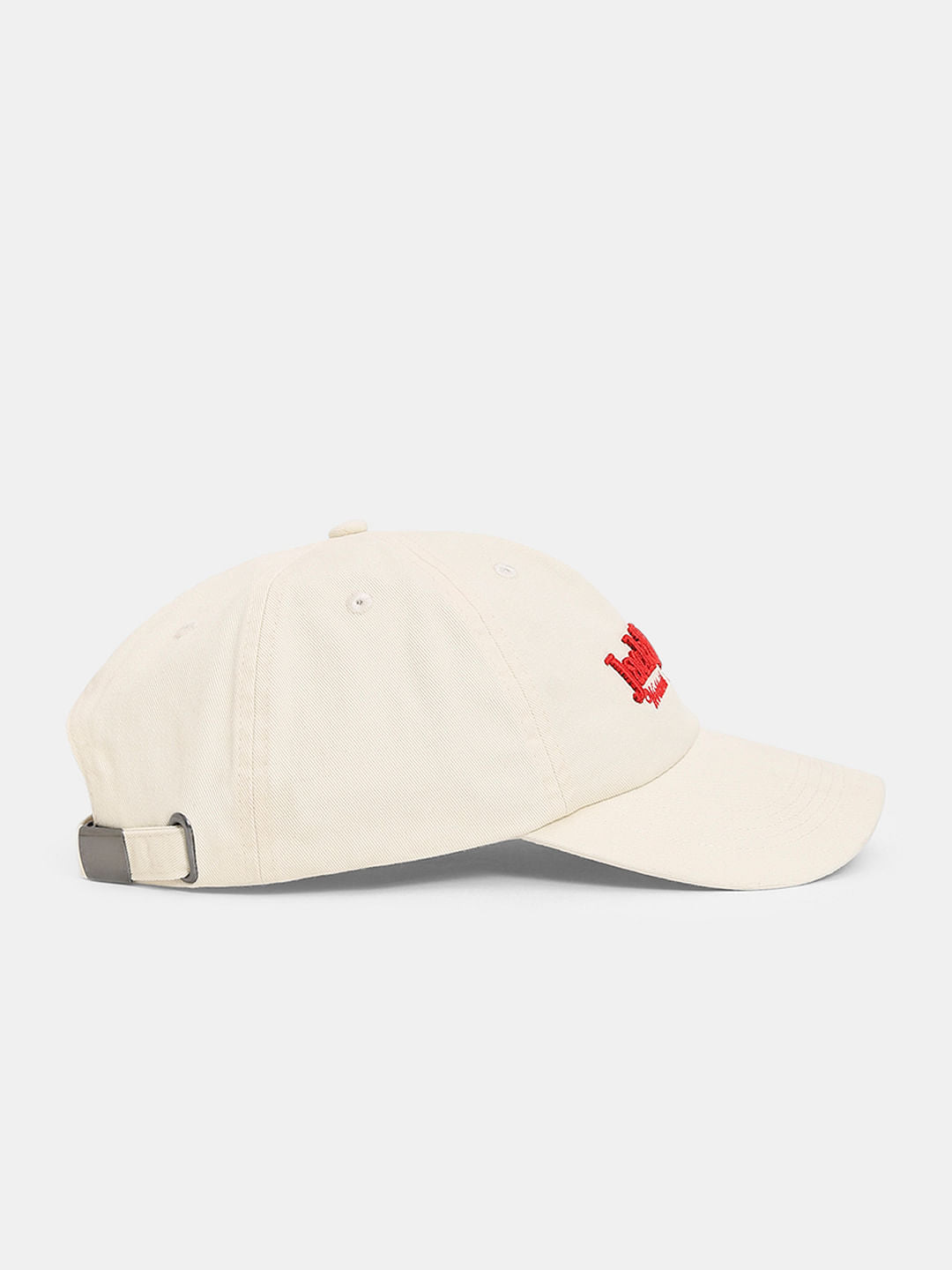Light Cream Embroidered Logo Cap