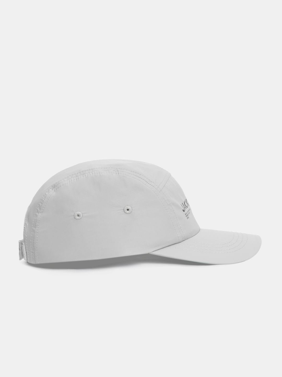 Light Grey Logo Print Cap
