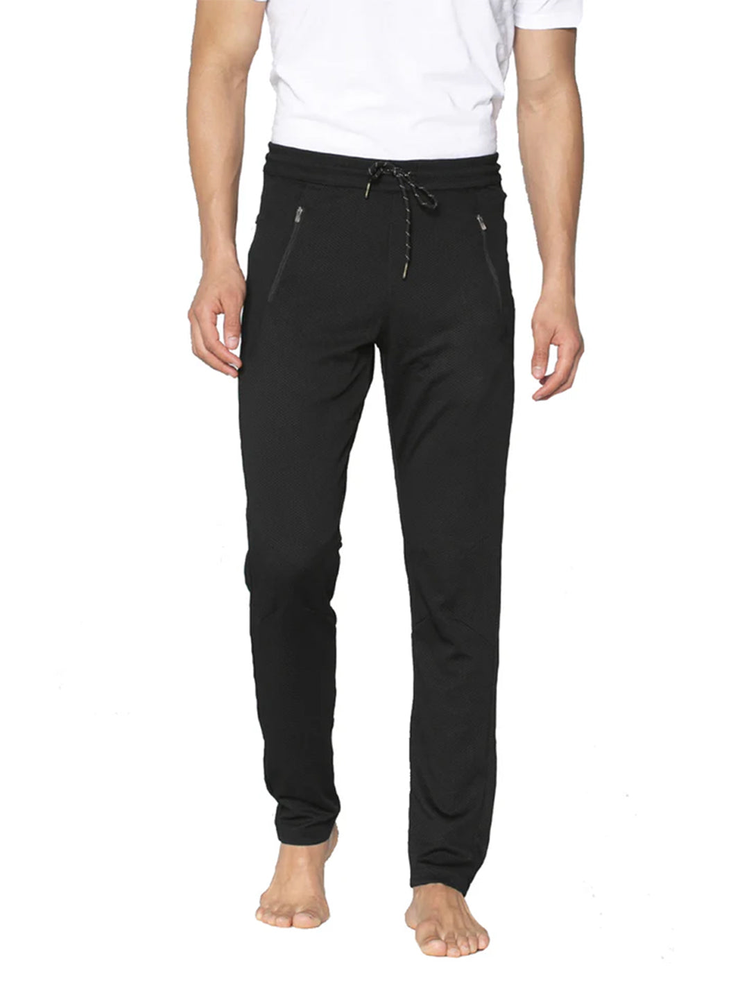 Black Regular Fit Trackpants