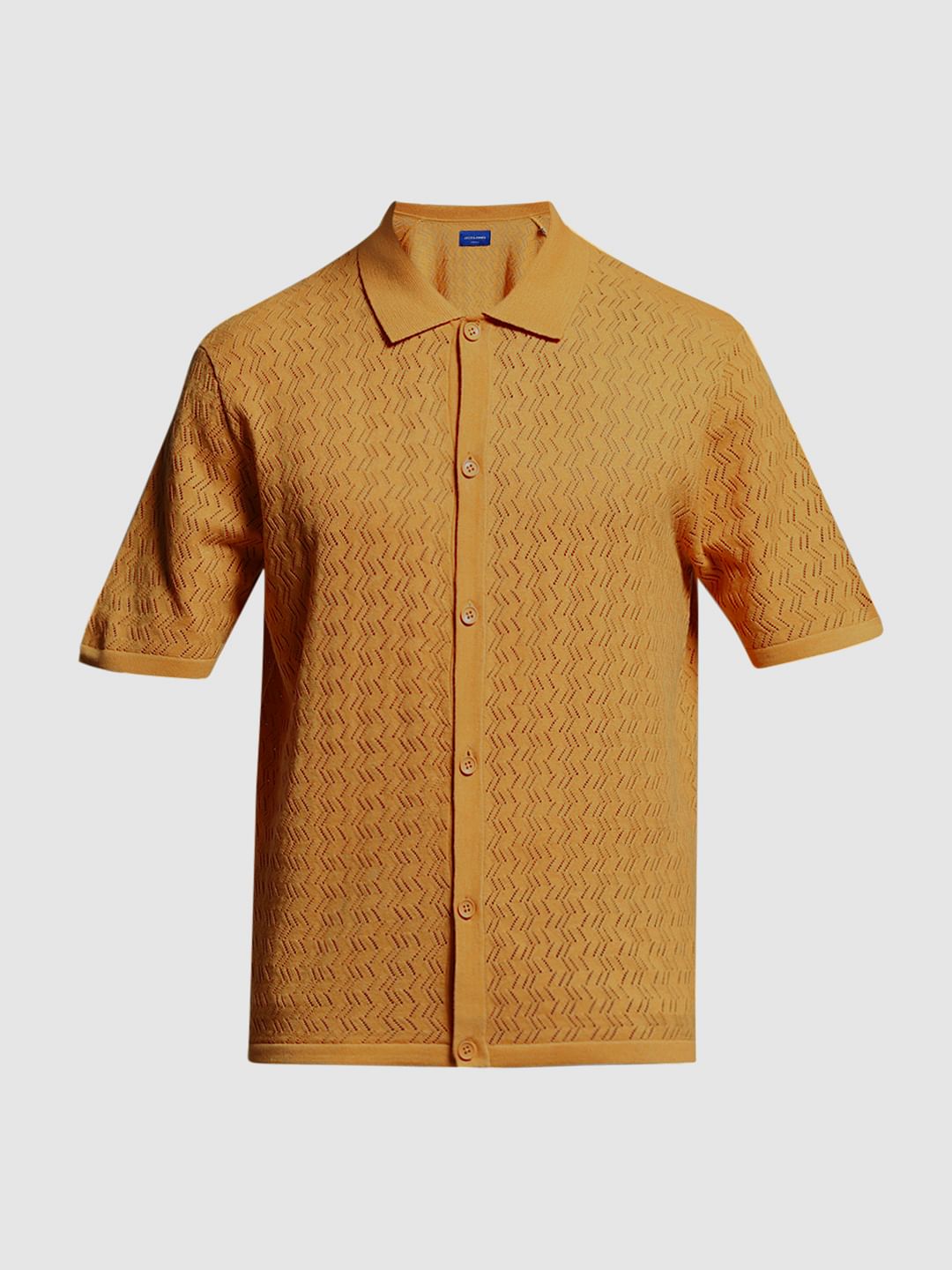 Mustard Knitted Polo