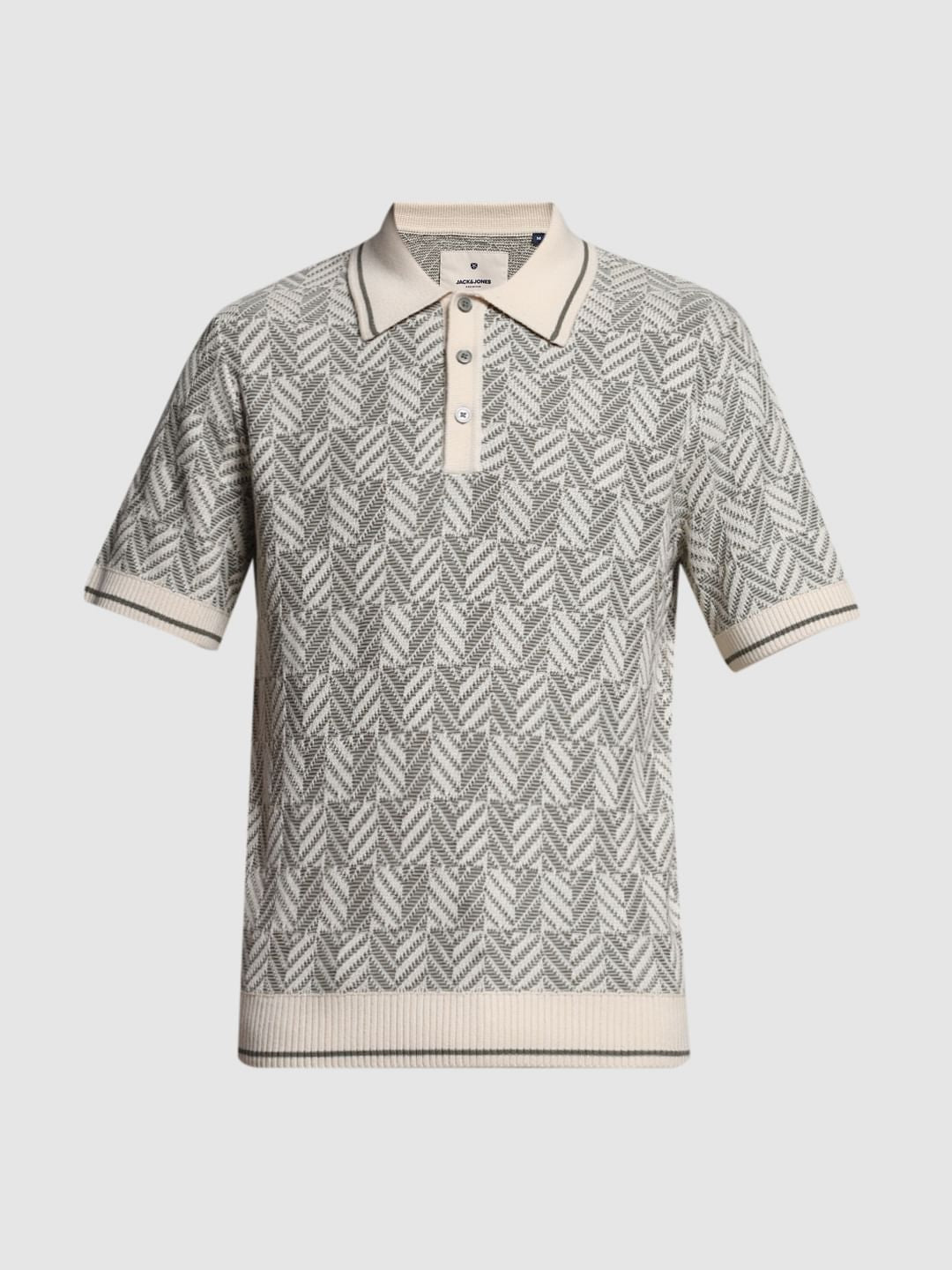 herlipto Logo Jacquard Knit Top S herlipto Logo Jacquard Knit Top