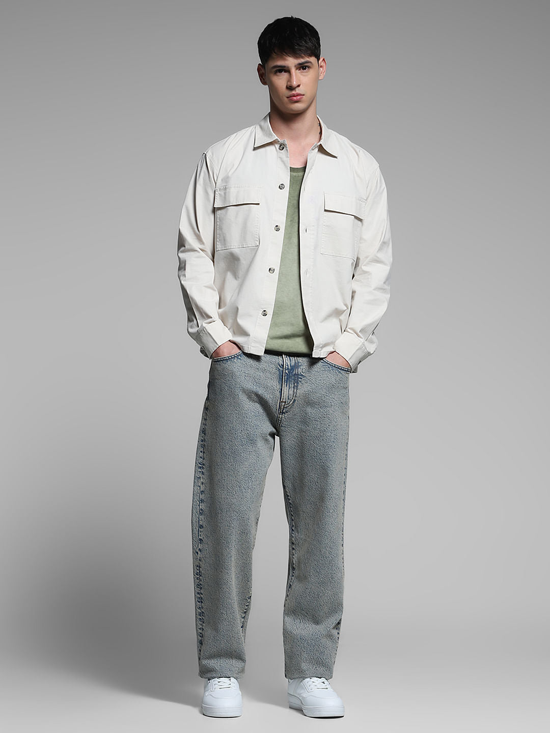 Off-White Cotton Overshirt
