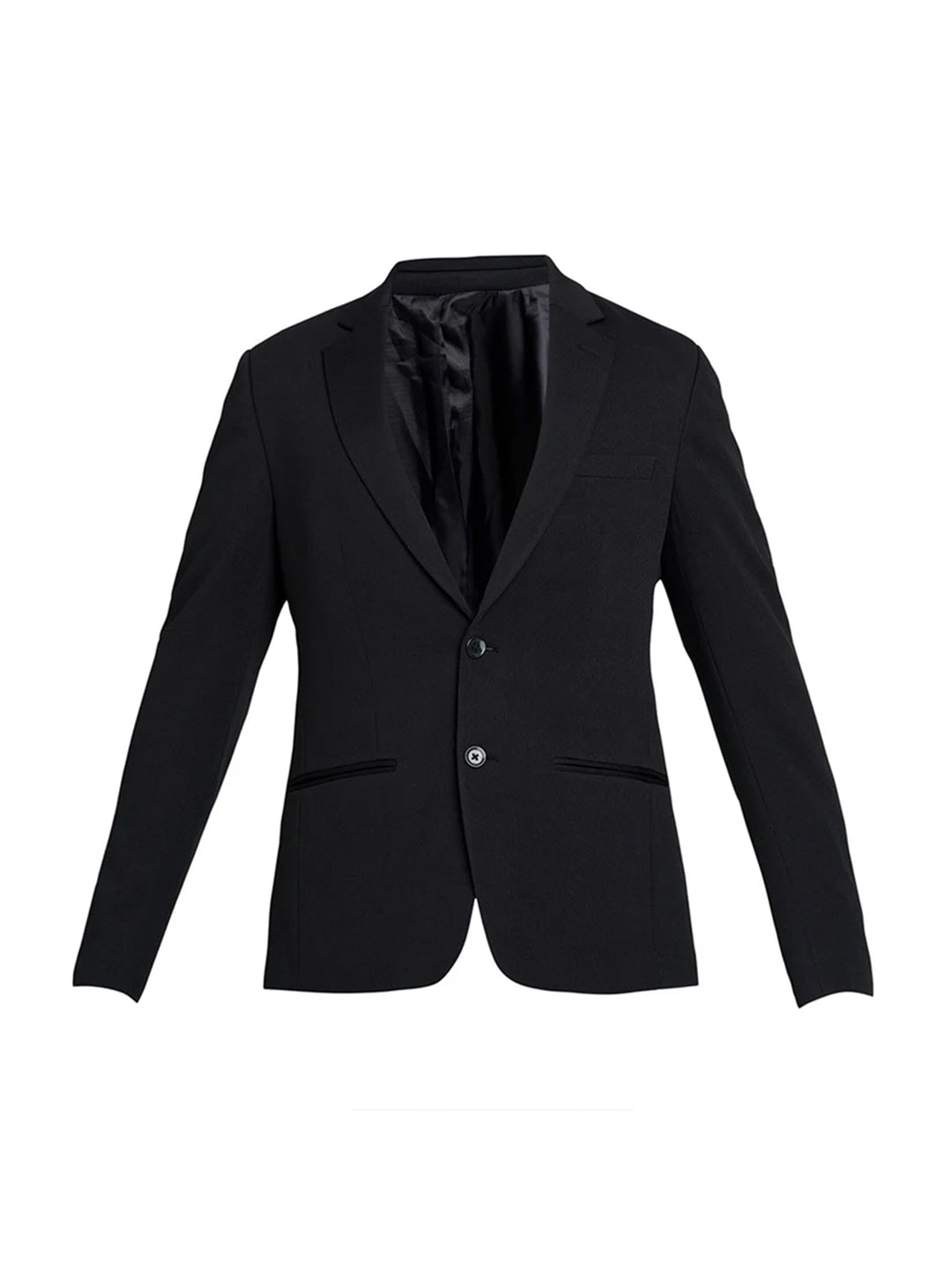 Black Tailored Knit Blazer
