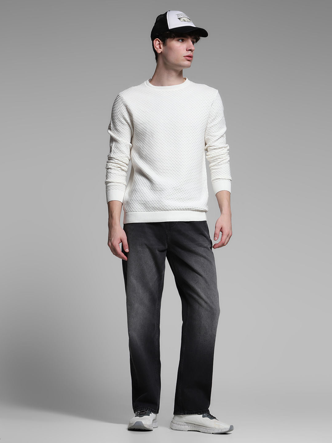 Black High Rise Dario Loose Fit Jeans