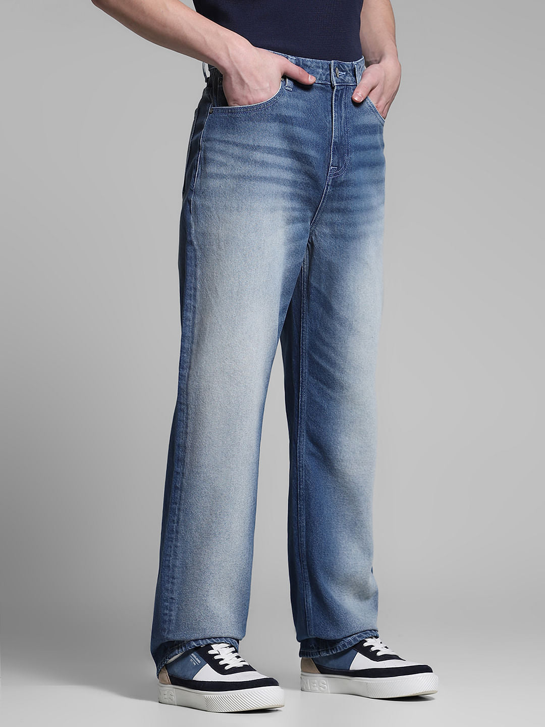 Light Blue High Rise Dario Loose Fit Jeans