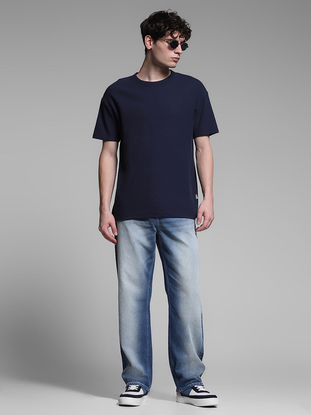 Light Blue High Rise Dario Loose Fit Jeans