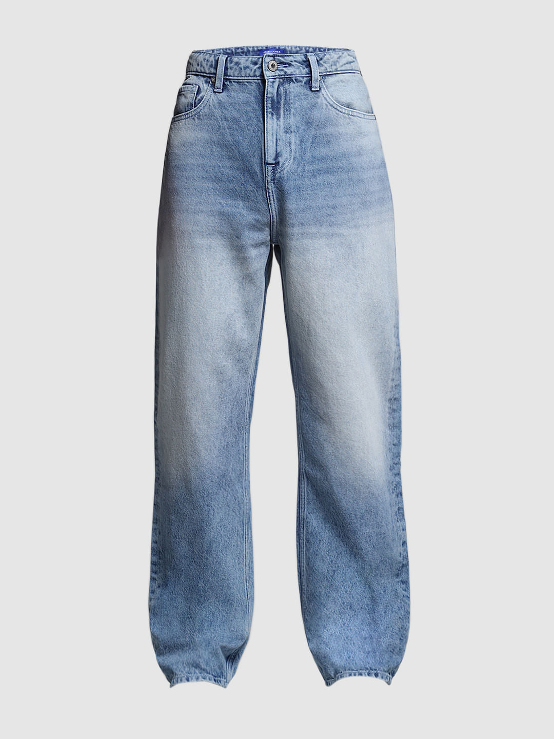 Light Blue Washed Dario Loose Fit Jeans