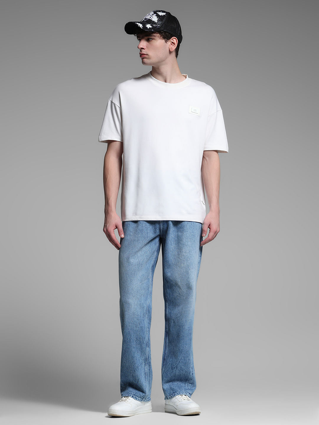 Light Blue High Rise Dario Loose Fit Jeans