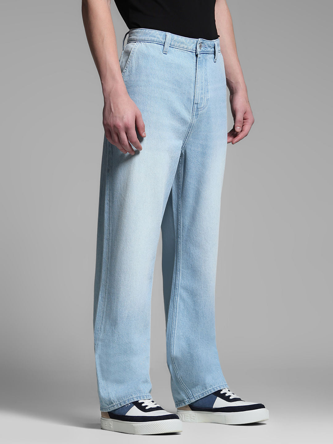 Light Blue High Rise Dario Loose Fit Jeans