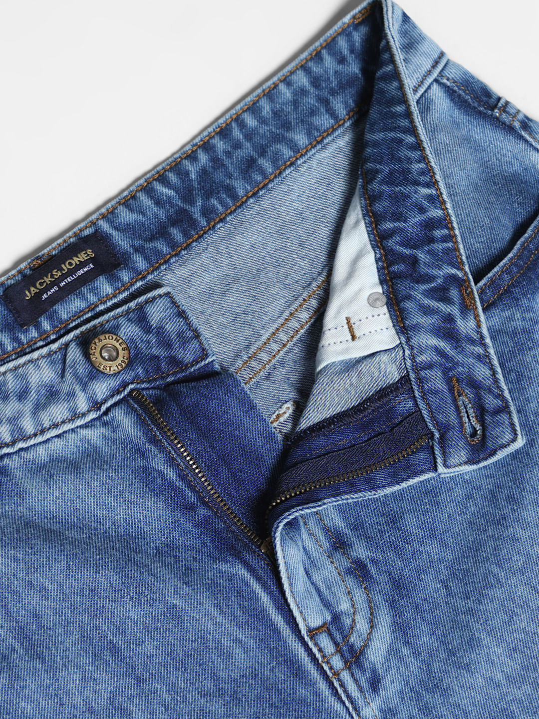 Blue High Rise Dario Loose Fit Jeans