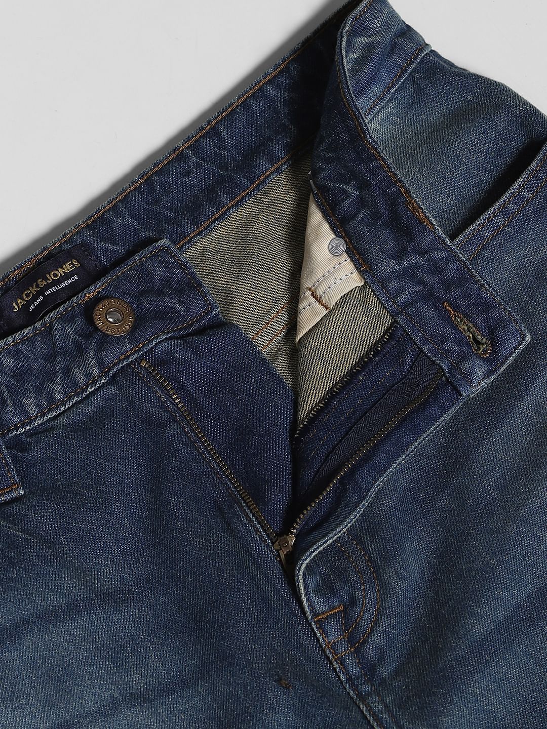Blue High Rise Dario Loose Fit Jeans