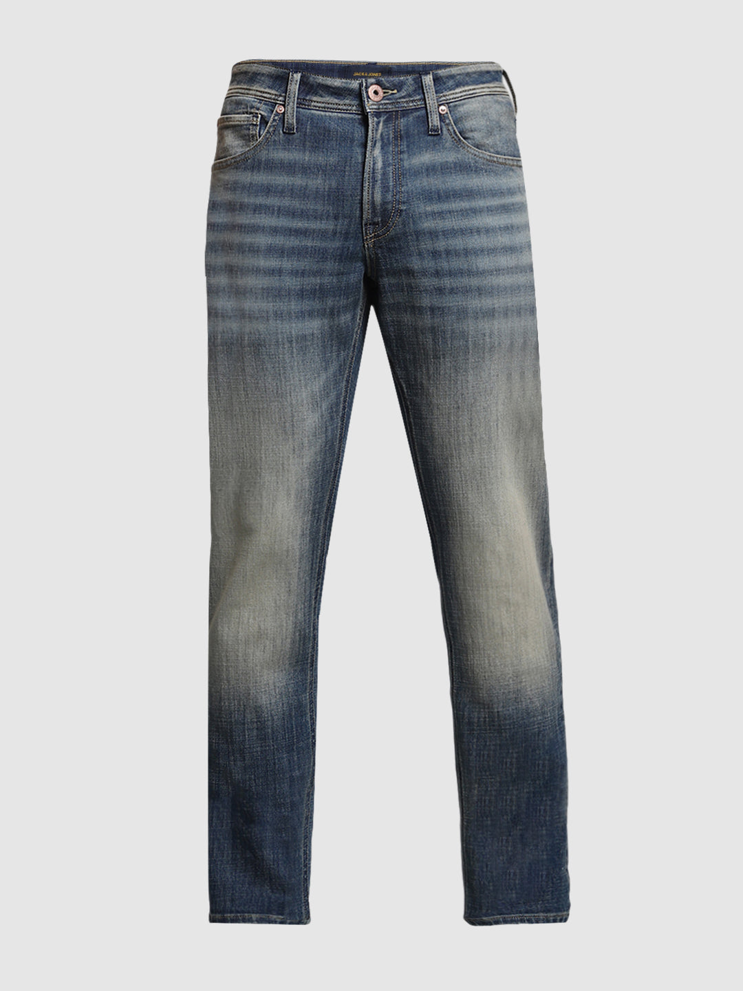 JACK&JONES Blue Washed Glenn Slim Fit Jeans