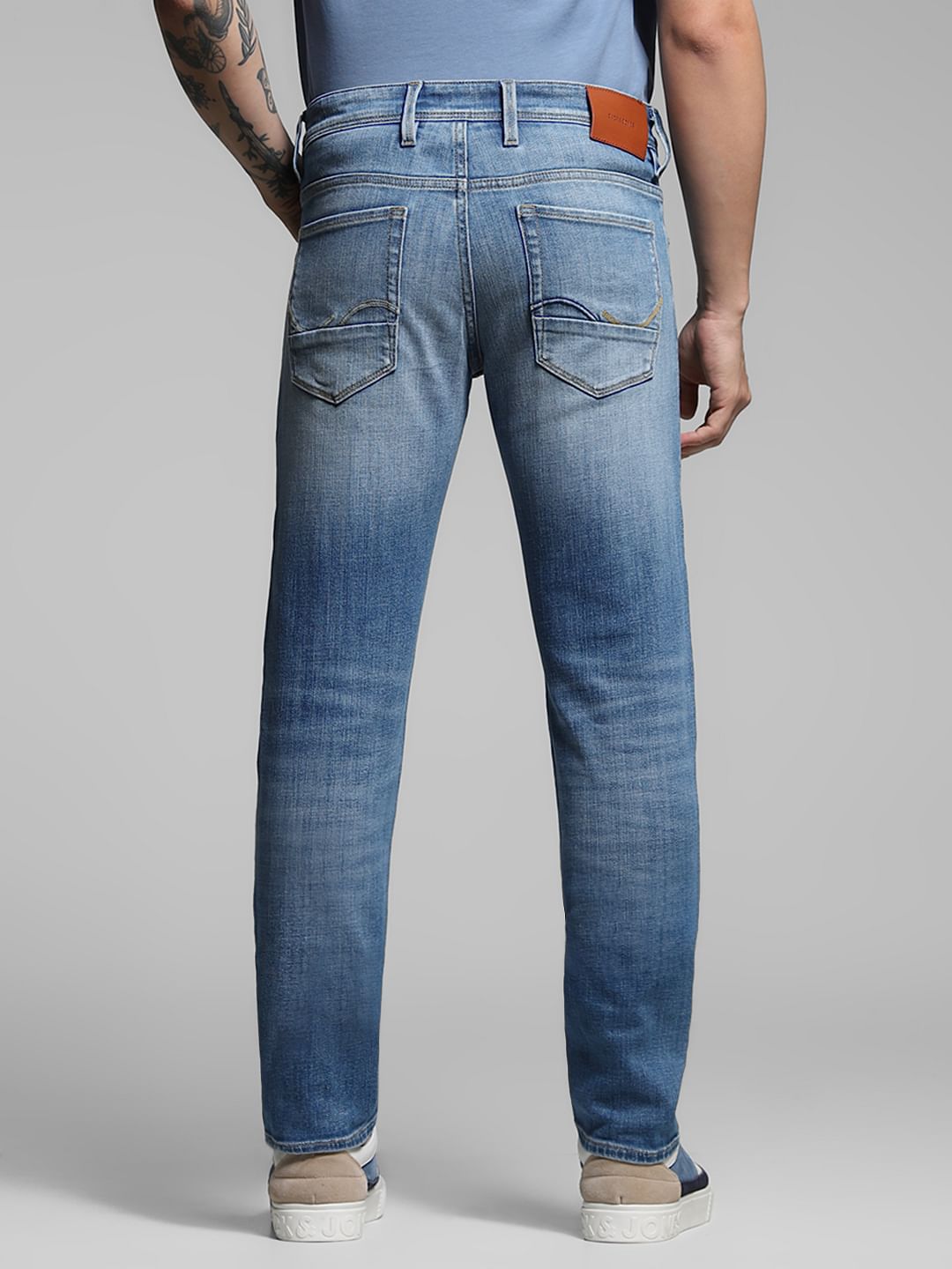 Light Blue Low Rise Glenn Distressed Jeans