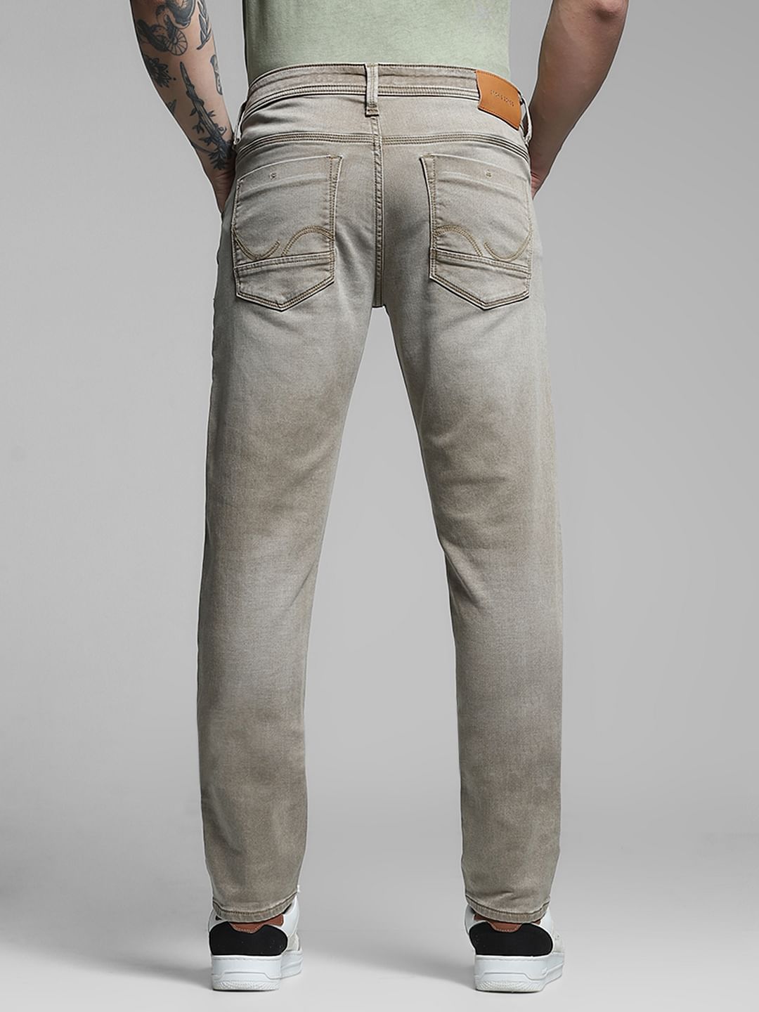 Brown Low Rise Glenn Slim Fit Jeans