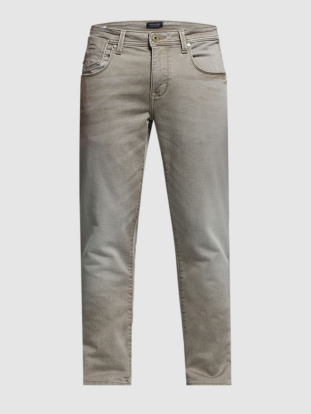 Brown Low Rise Glenn Slim Fit Jeans