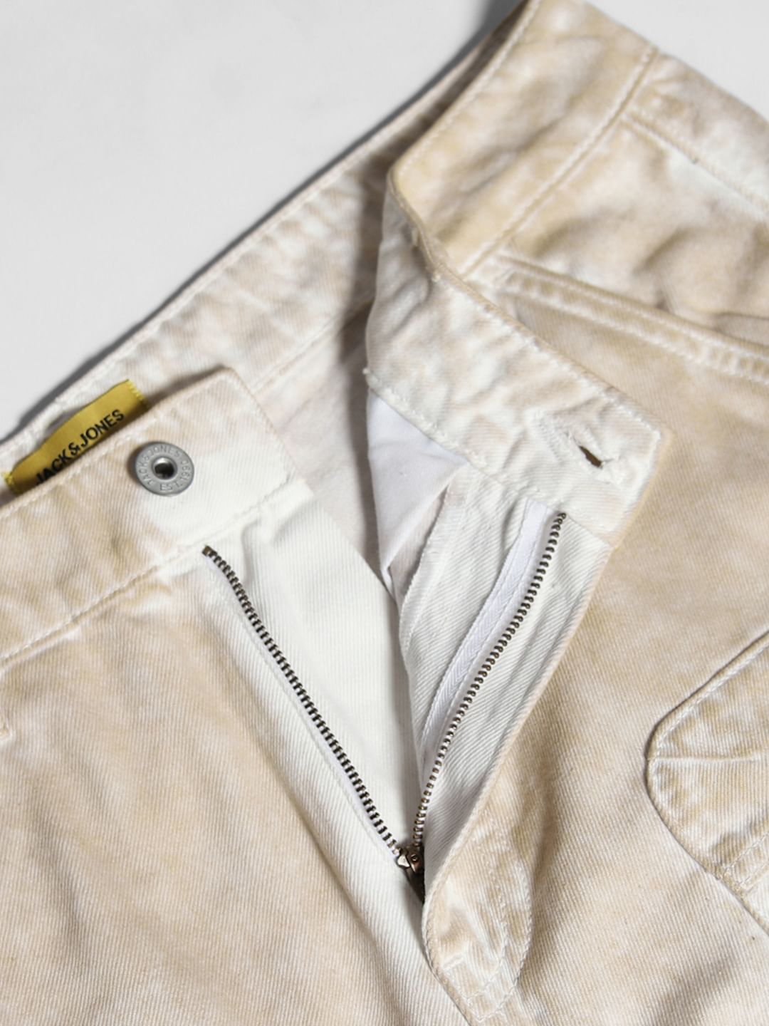 Ecru Multi-Style Dario Loose Fit Jeans