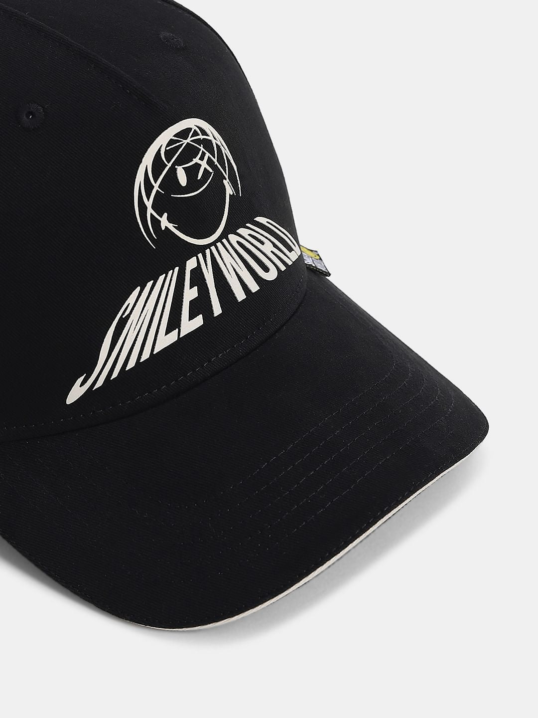 SMILEY Black Baseball Cap